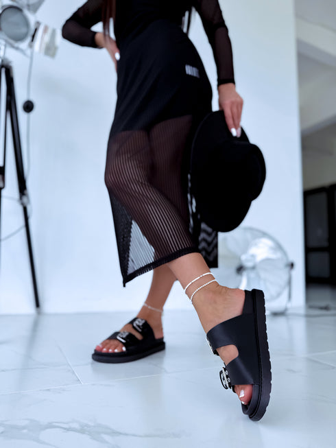 Slippers "JASMINE 462" - black
